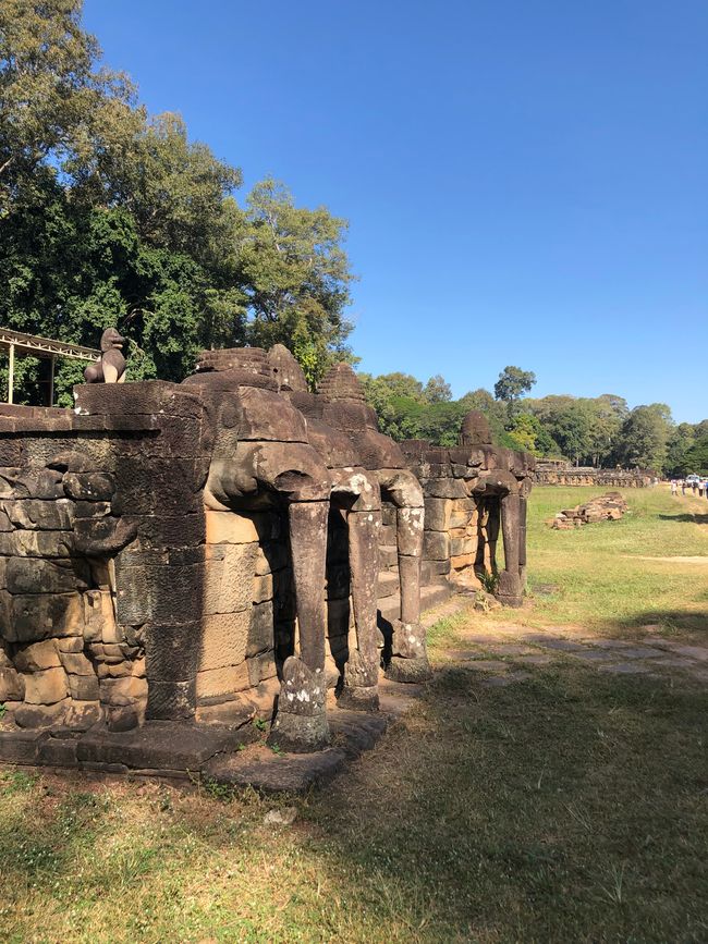 Angkor Thom - die Elefantenterrasse