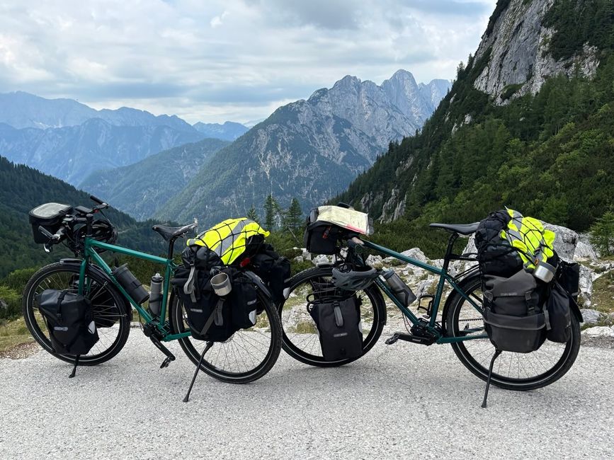 Gli scalatori di vette - siamo sul Passo Vrsic