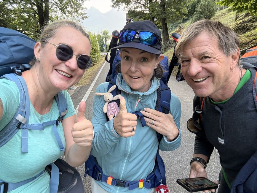 Pilgrim buddies Cornelia and Gerhard