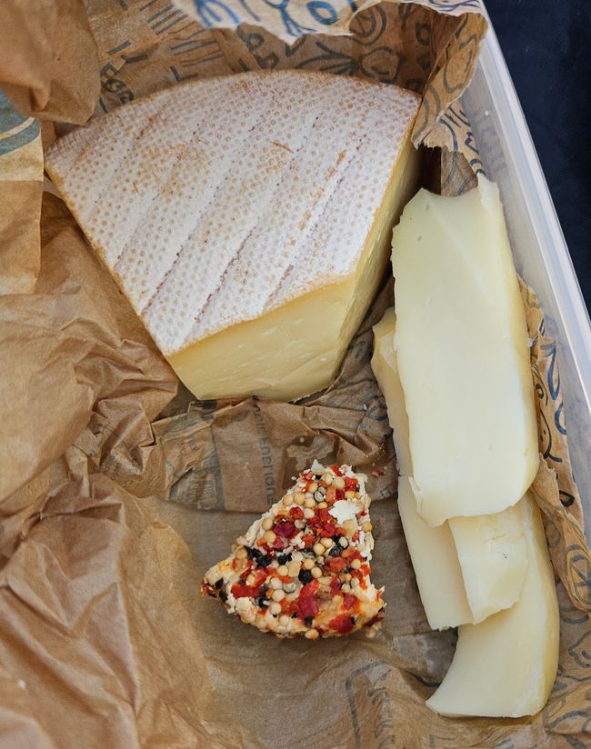 Tre tipi di formaggio