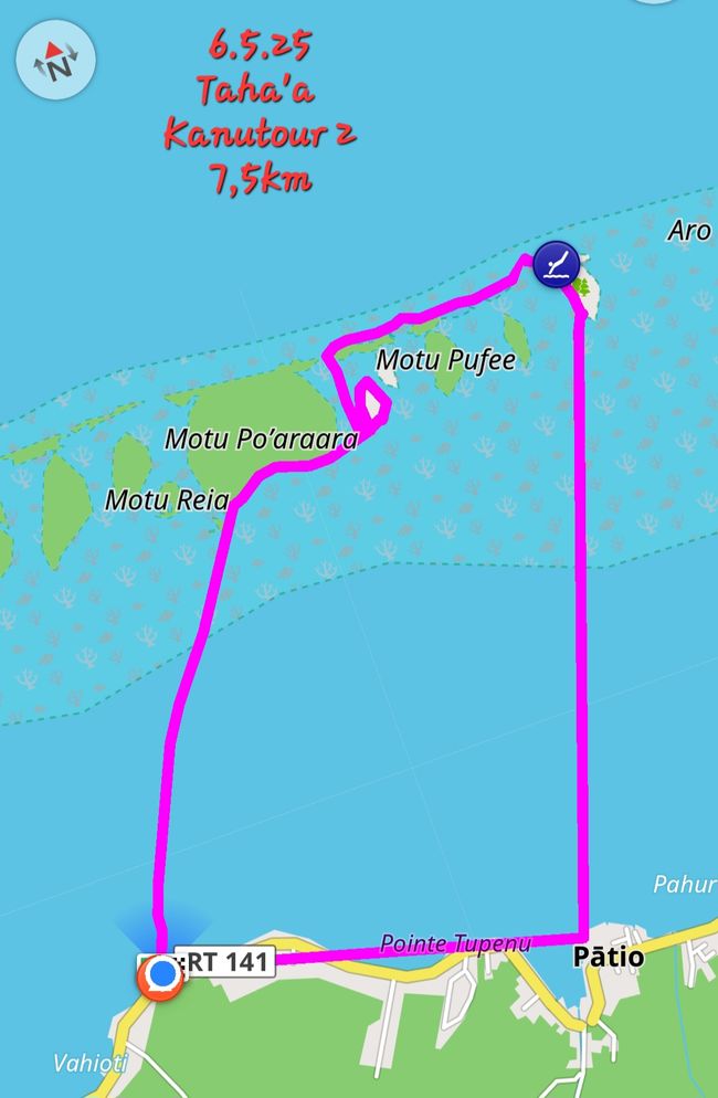 6.5.25 Tahaa->Motu 2.Tag