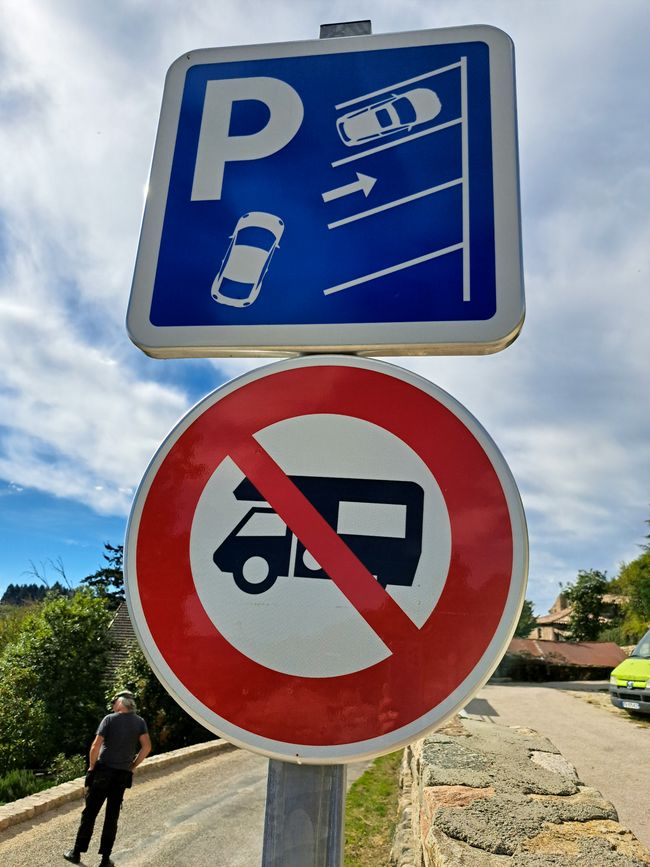 Genaue Parkanweisung