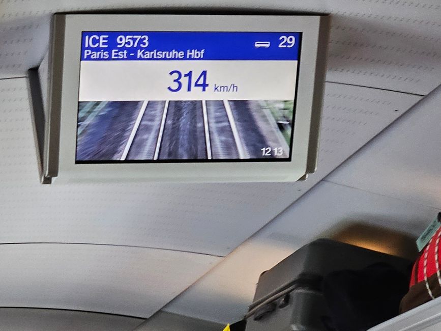 In parte viaggi in treno molto veloci