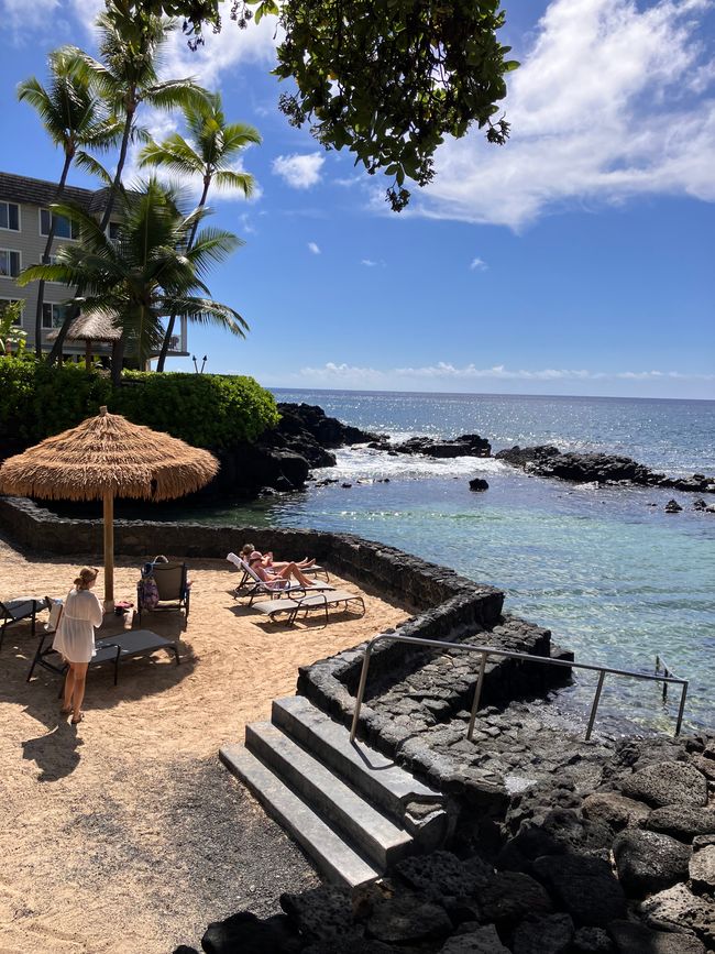 Little lagoon beach belonging to the Hoyle 