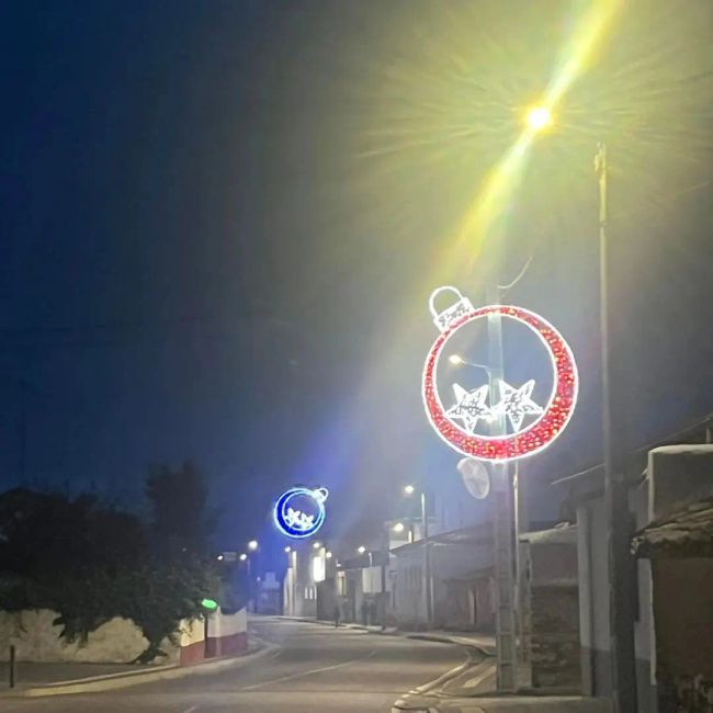 Luces de Navidad 2023-2024 de Sieteiglesias de Tormes (Salamanca)