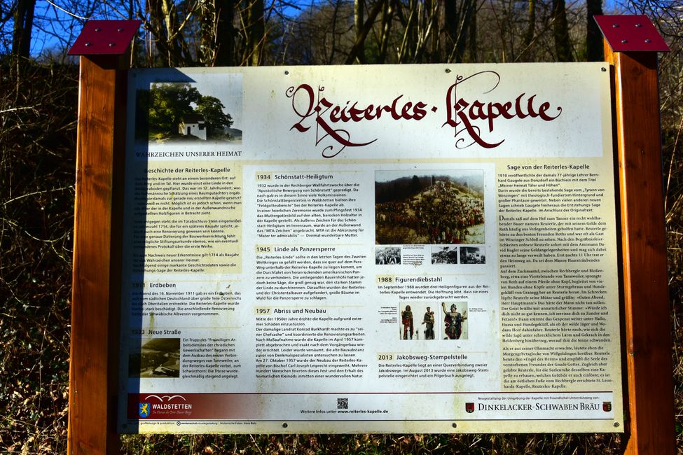 R E I T E R L E S   K A P E L L E - Wallfahrt, Legende und Wanderparadies