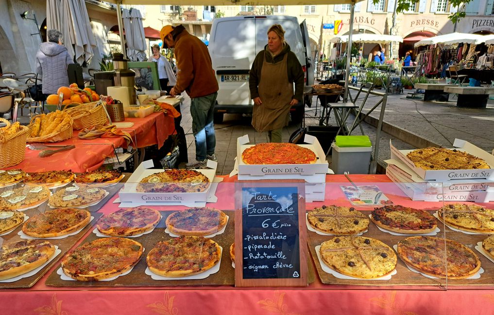 Mercado en Nyons