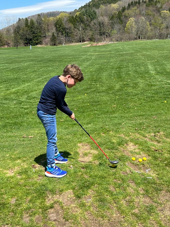 Donnerstag: SUNY Delhi College, Golfspielen und Besuch bei Terry