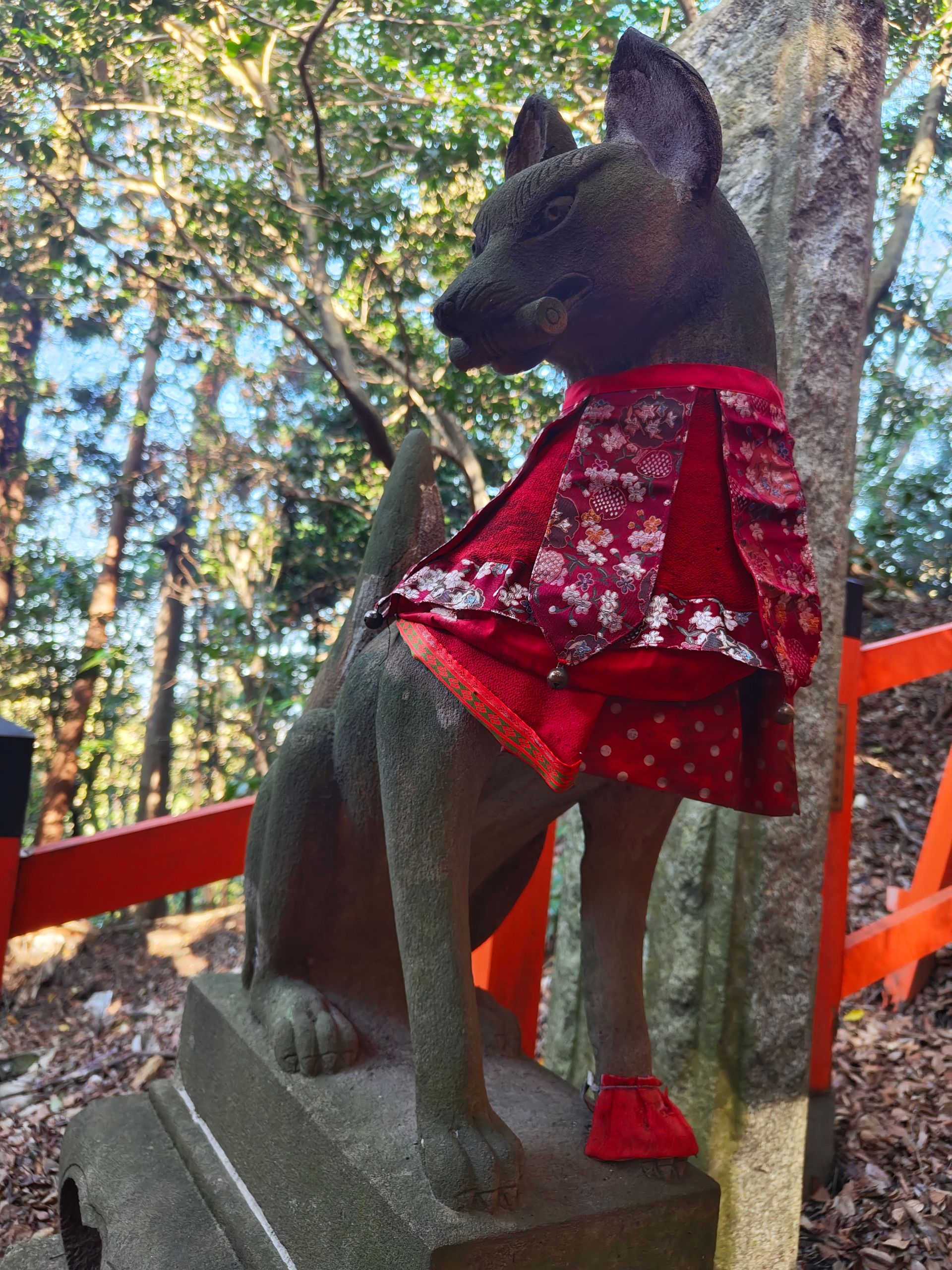 A fox as a messenger of Inari