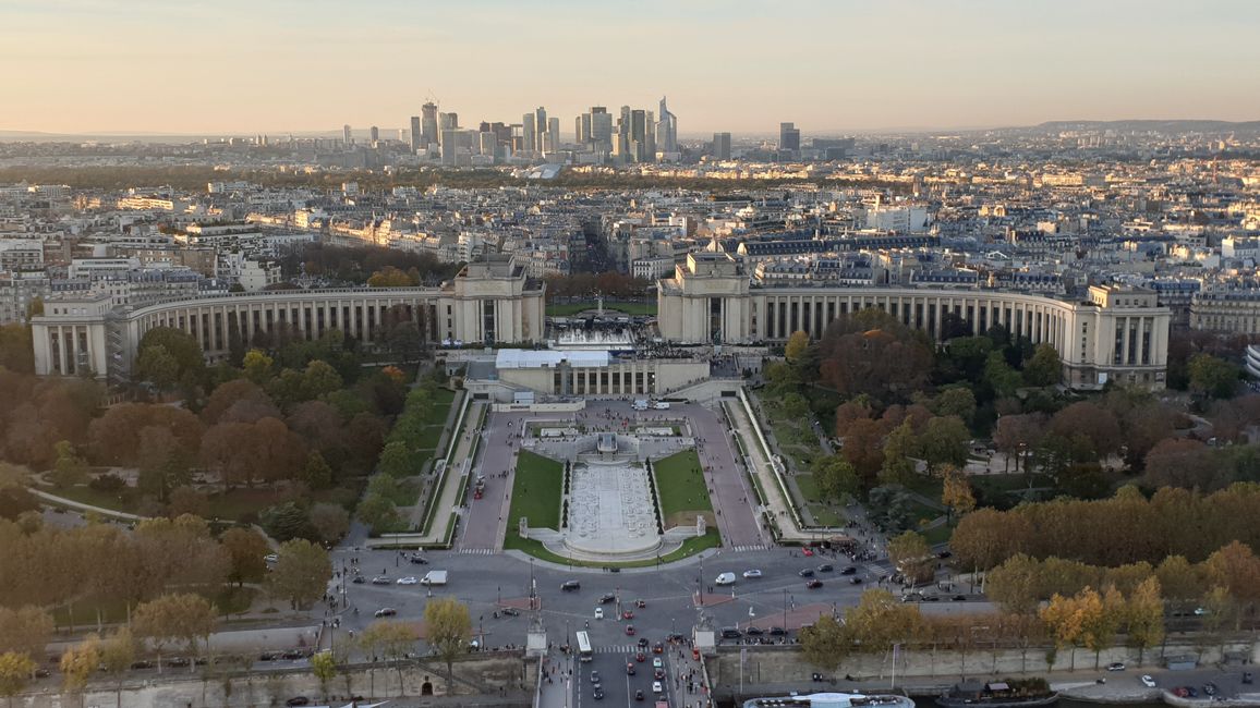 Panoramic view from the Eiffel Tower