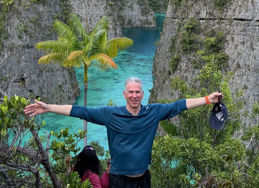 Travis auf Tauchsafari in Raja Ampat