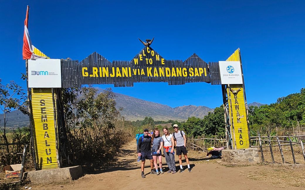 Caminata hacia el Gunung Rinjani