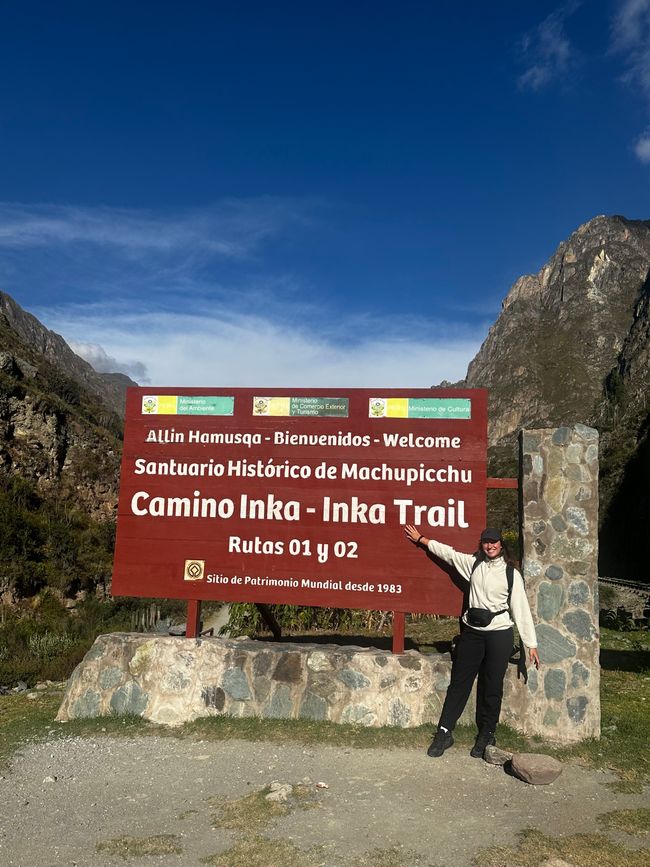 Beginn des Inka Trails