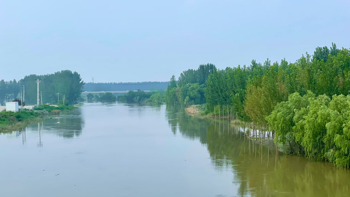 Der Douhe River in der Nähe von Shuangqiao