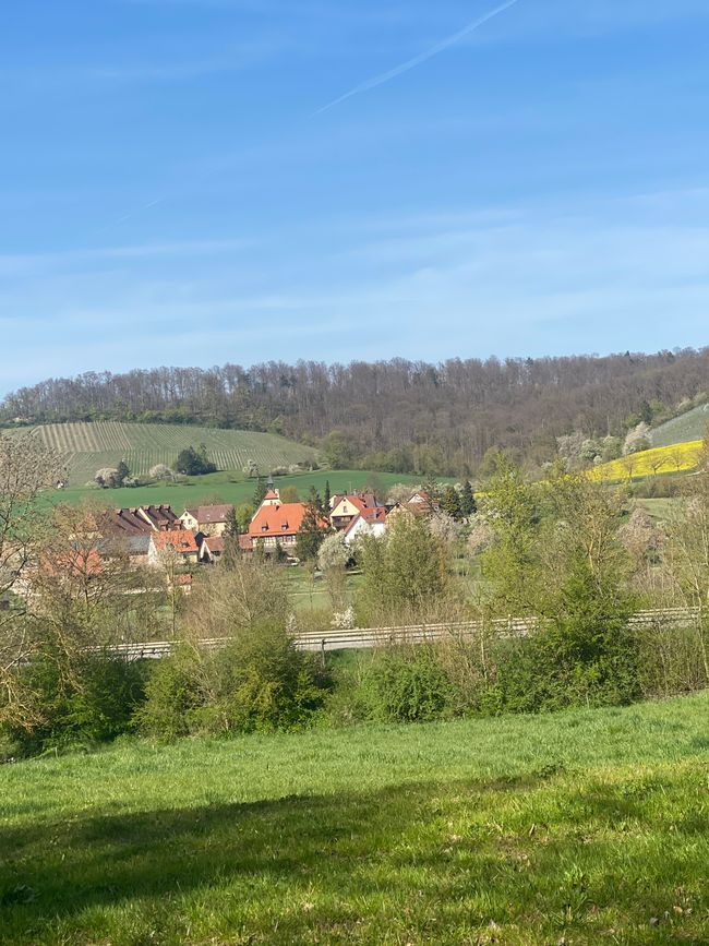 Blick auf Kleinvillars