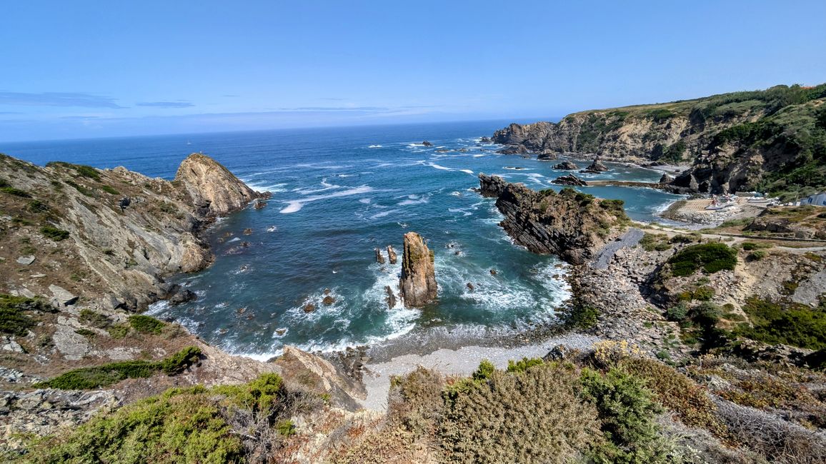 8. Etappe von Odeceixe nach Zambujeira do Mar