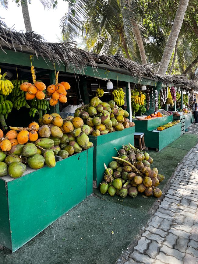 Obststand an der Straße
