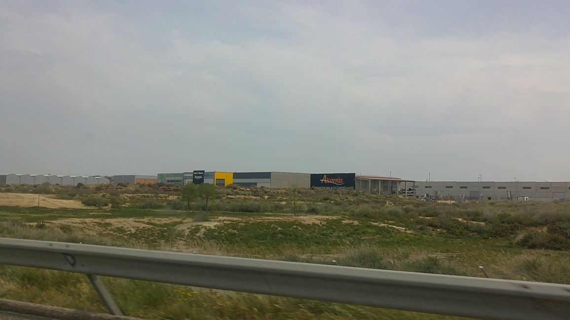 Foto dalla mia auto a Lleida (Catalogna, Spagna) (aprile 2019)