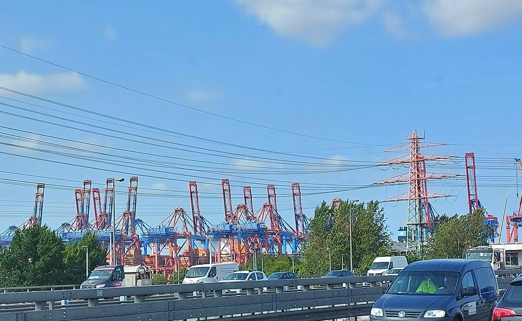 Hamburger Container-Hafen