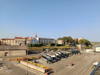 Blick auf das Hafengelände