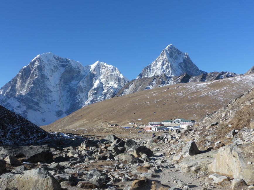 Am Khumbu Gletscher entlang 