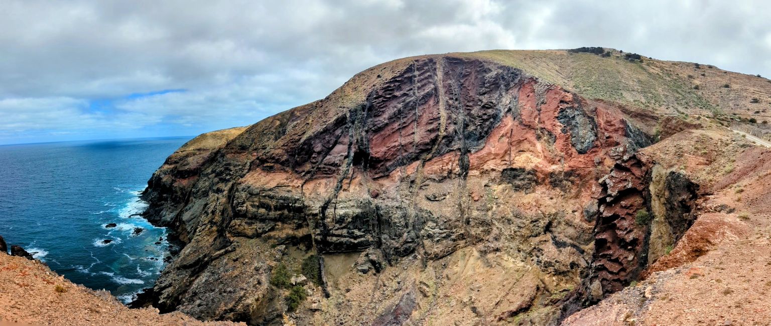 Blick auf die "Vulkanwand"
