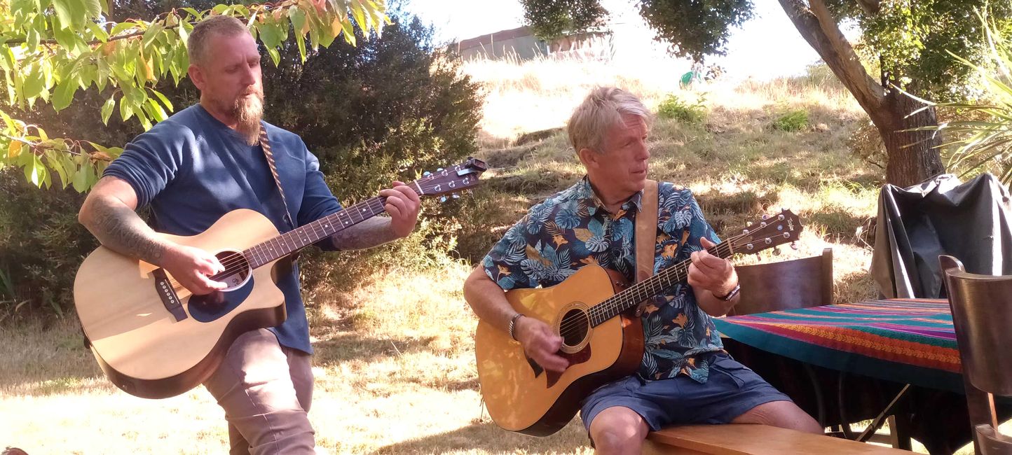 Garten mit Musik