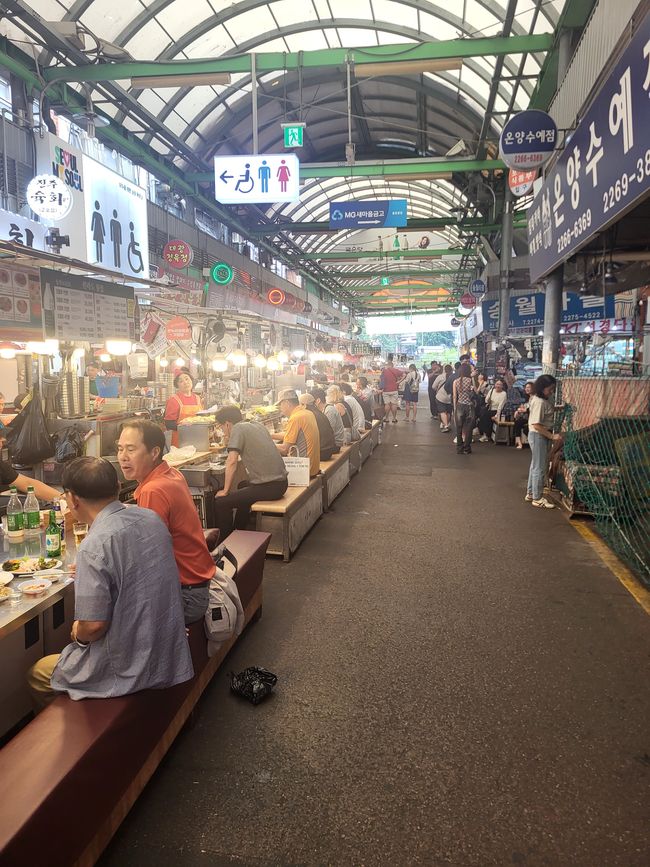 Gwangjang-Market: auch bei den Einheimischen beliebt