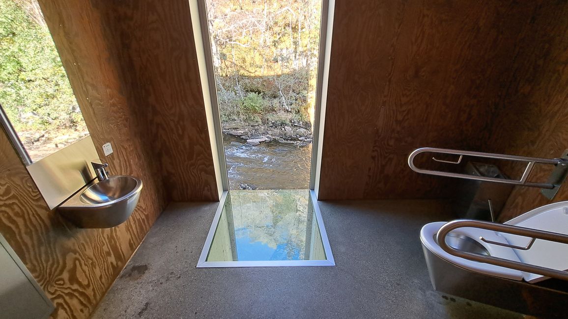 Toilette mit Aussicht