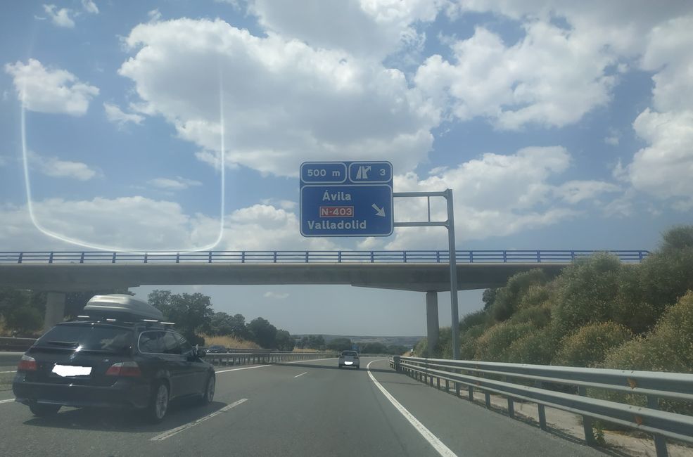 Photos from my car of Ávila (Castilla y León, Spain) (July 2024)