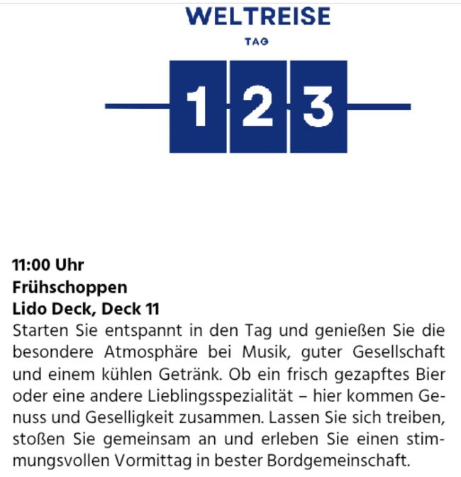 Tag 120 und 121 bis 123 von 175: Kreuzfahrt rund um die Welt  - Phuket/Thailand und drei Seetage