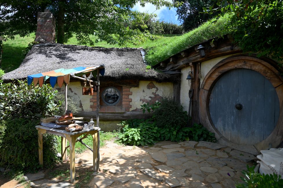 Einzige Hobbithöhle mit Dach, wurde im FIlm nie verwendet