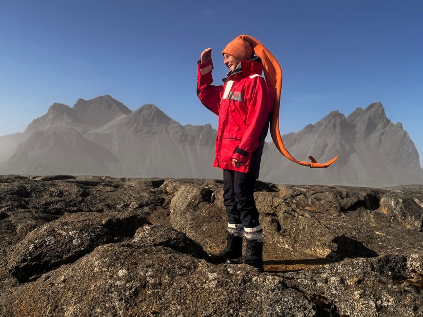 ...oggi ci dirigiamo verso sud verso Stokksnes e...