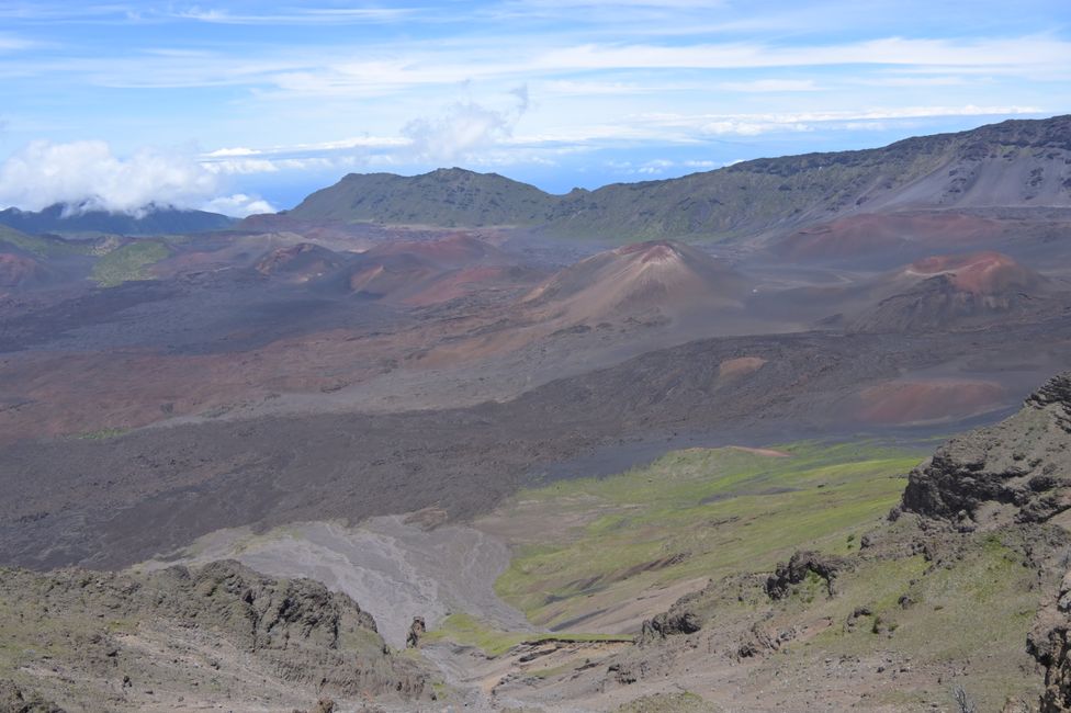 Volcan Haleakala - Vue sur le cratère