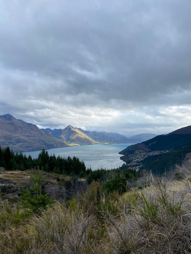 Ausblick auf den Lake Wakatipu 