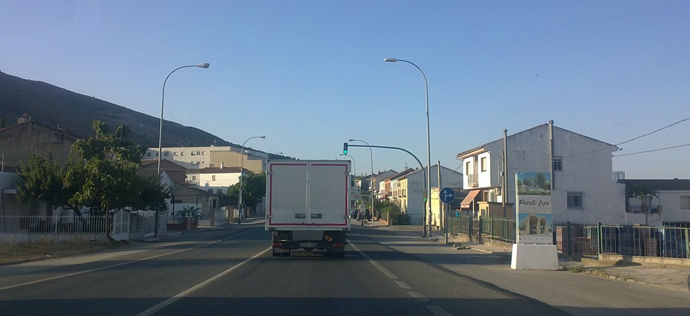 Fotos von meinem Auto aus Puerto Lope (Moclín, Granada) (August 2021)