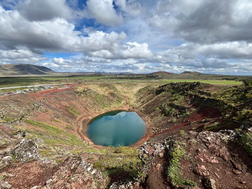Kerid Crater and Lava Tunnel
