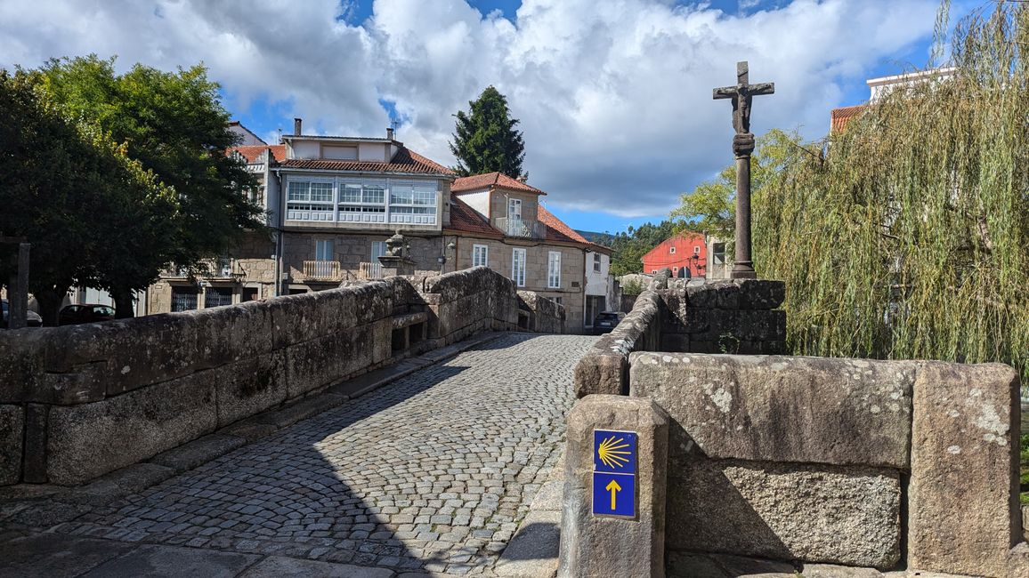 Eleventh Stage of the Camino Portugues from Pontevedra to Caldas de Reis