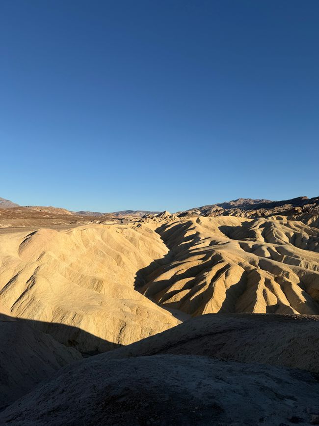 Zabriskie Point en el Valle de la Muerte