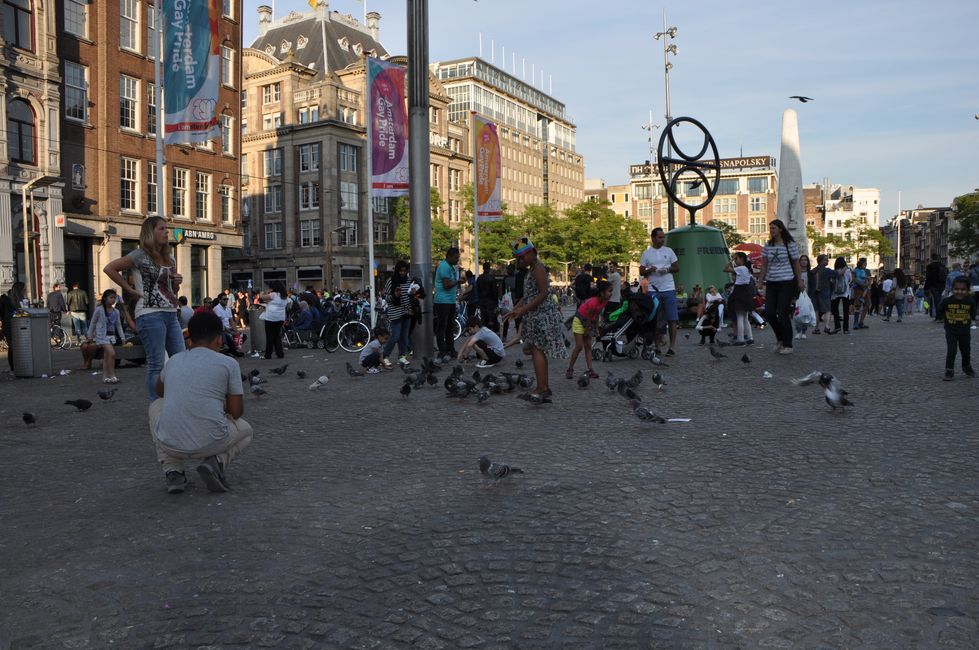 Prideday in Amsterdam im August 2015