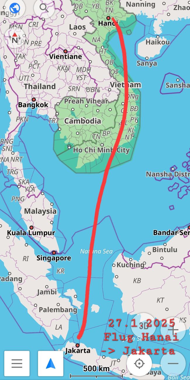 27.1.25 Vol Hanoi->Jakarta