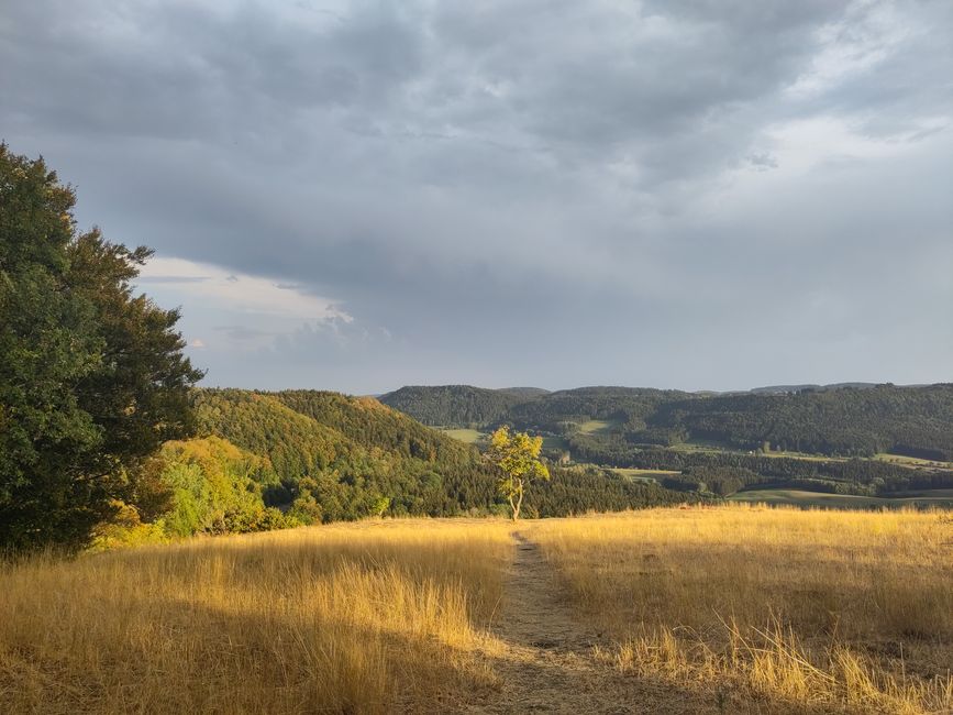 "Schwäbisch-Saharia" wie ein Anwohner mir erklärt - zwei Monate Trockenheit und Hitze