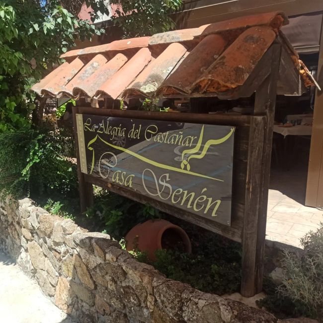 Essen im Casa Senén Restaurant (Béjar, Salamanca) (Juli 2023)