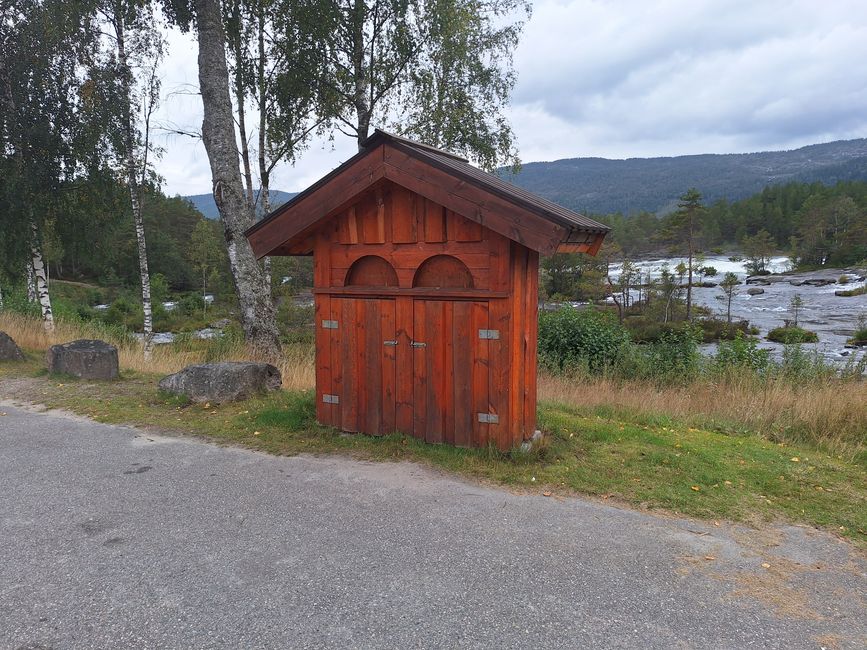 Voici des cabanes à déchets