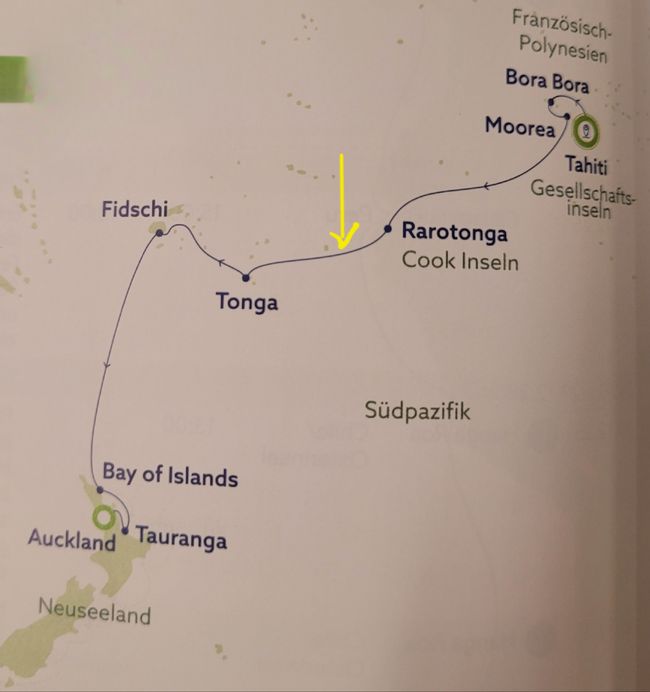 Jour 68 sur 175 : Croisière autour du monde - Raiatea/Polynésie française - Changement d'itinéraire