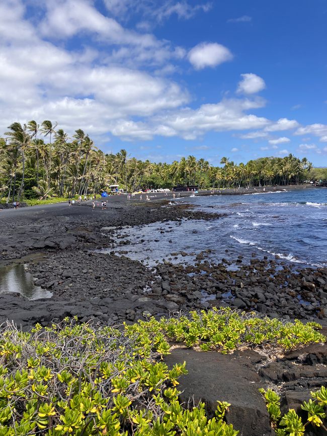 Black sands beach