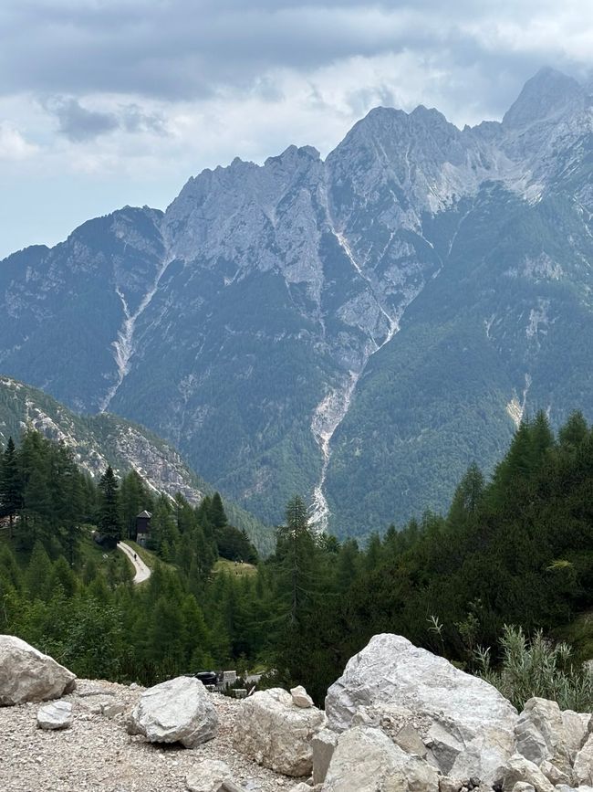 Gli scalatori di vette - siamo sul Passo Vrsic