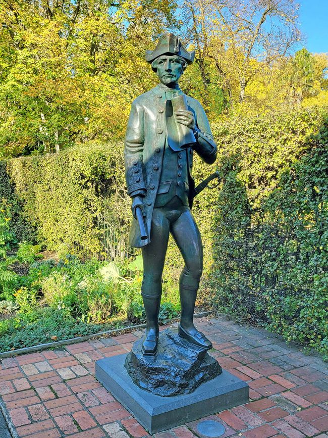Giardino della casa dei genitori di James Cook