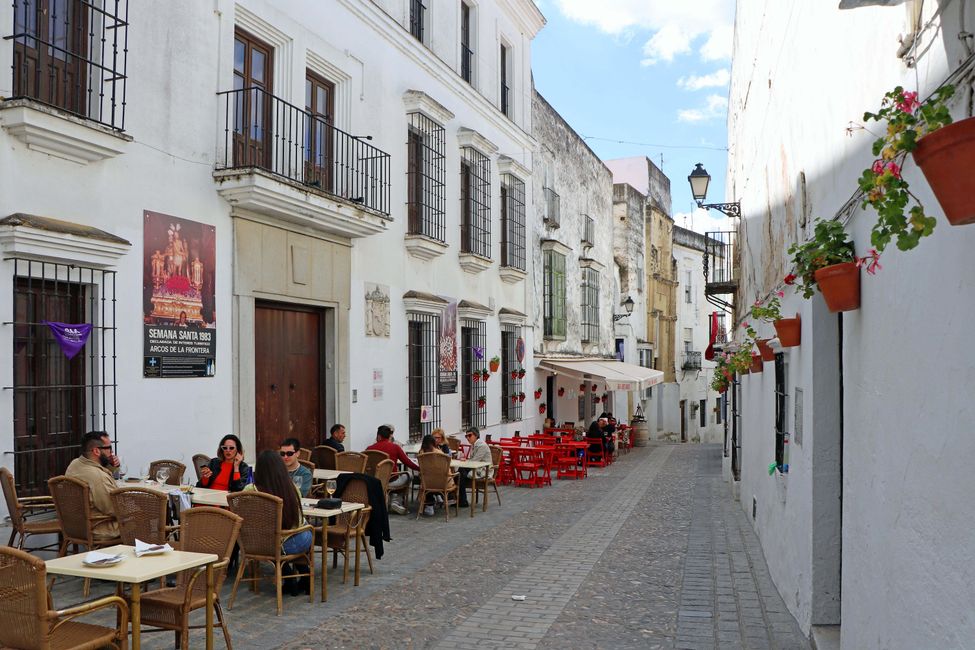 Kaffeepause in Arcos de la Frontera