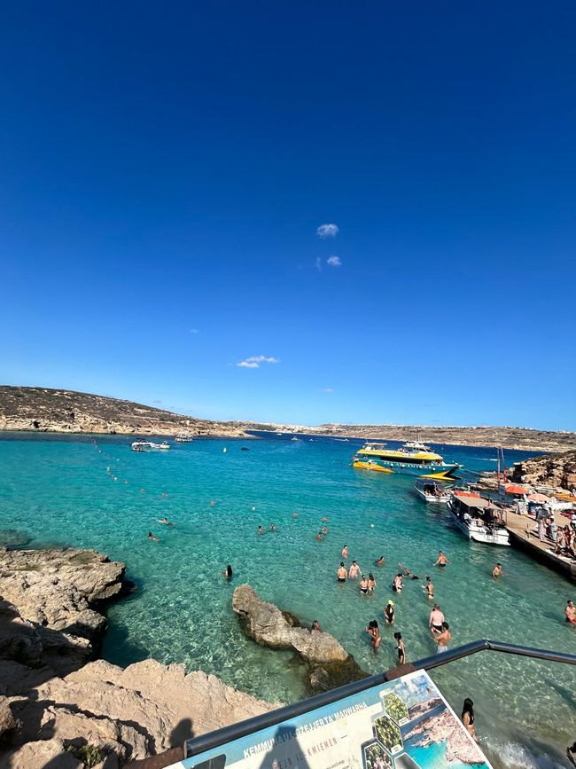 Laguna Azul, Comino